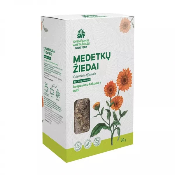 ŠVF žolelių arbata MEDETKŲ ŽIEDAI, 30 g