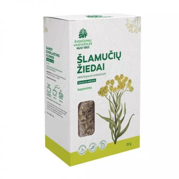 ŠVF žolelių arbata ŠLAMUČIŲ ŽIEDAI, 20 g